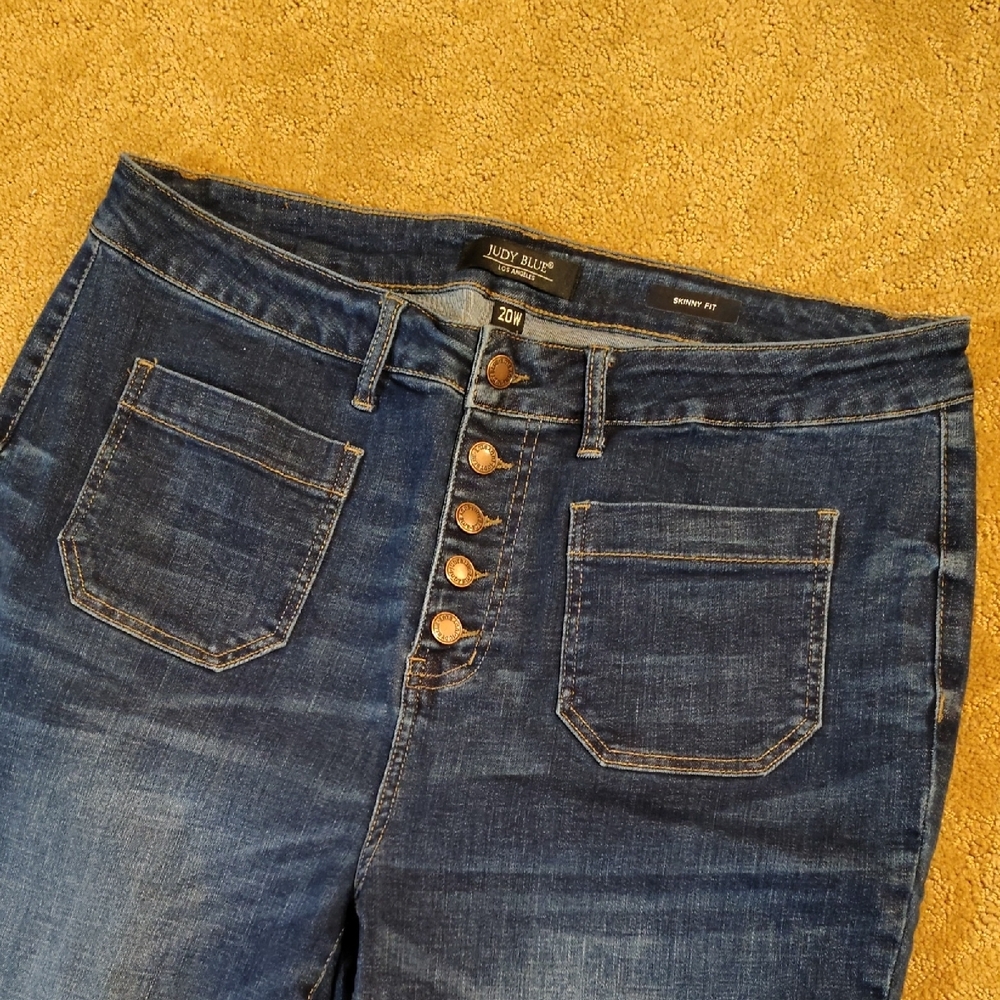 Judy Blue High Rise Skinny Jeans-size 20 - Picture 3 of 7